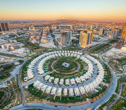 Luxury Apartment Dubai JVC Aerial View